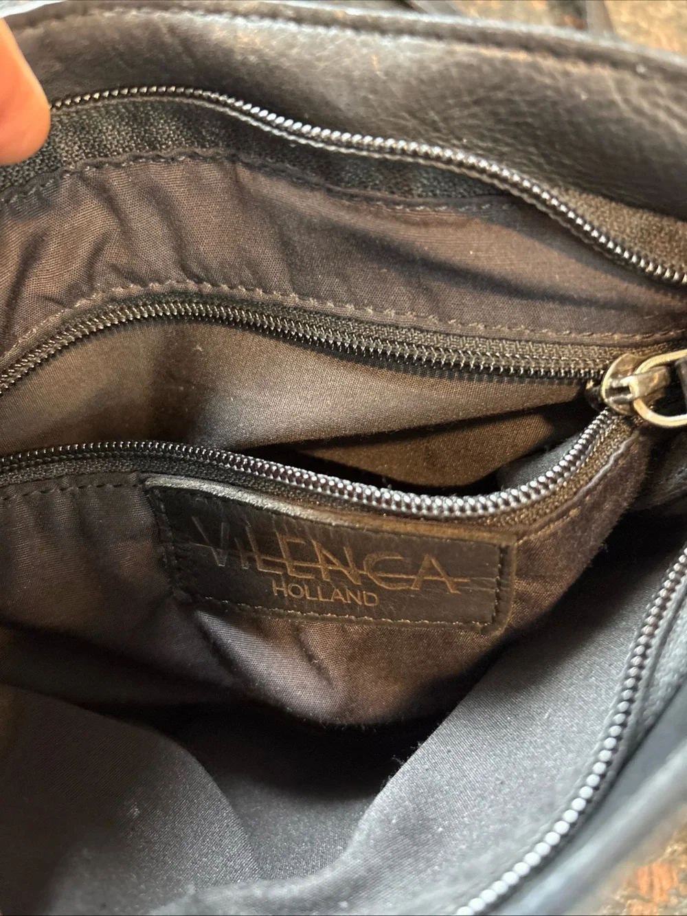Vilenca Holland black leather